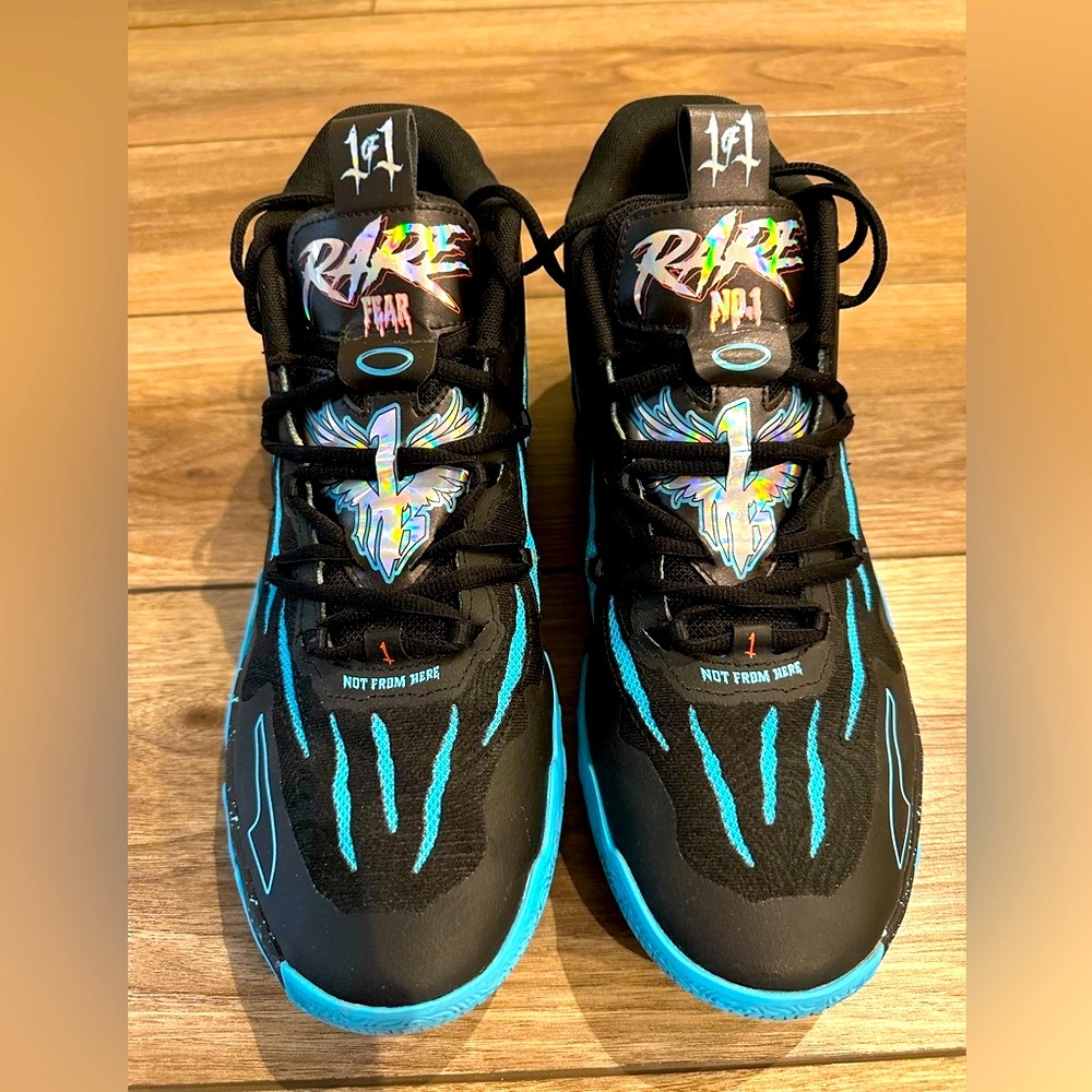 Puma “Blue Hive” Lamelo basketball sneakers
